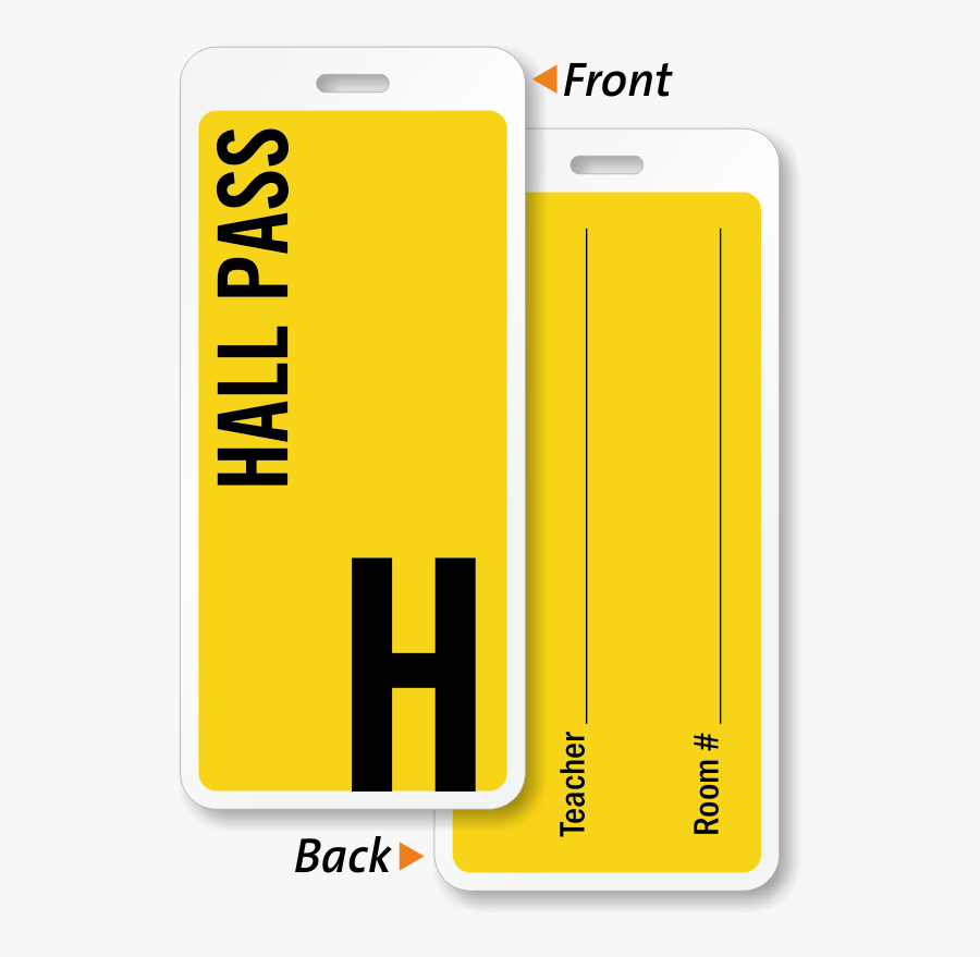 School Hallpass - Small Business Majority, Transparent Clipart