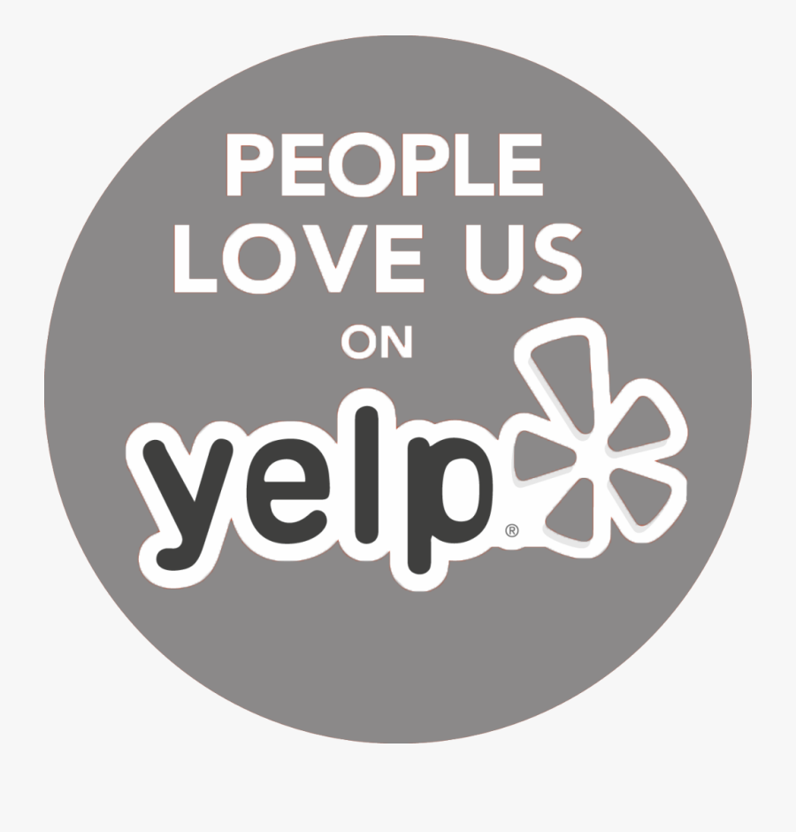 Transparent Kind Words Clipart - People Love Us On Yelp Black And White, Transparent Clipart