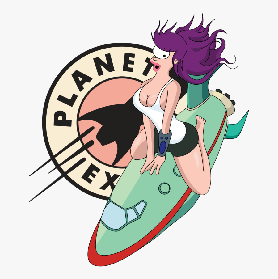 Planet Express Pinup - Planet Express Ship Leela, Transparent Clipart