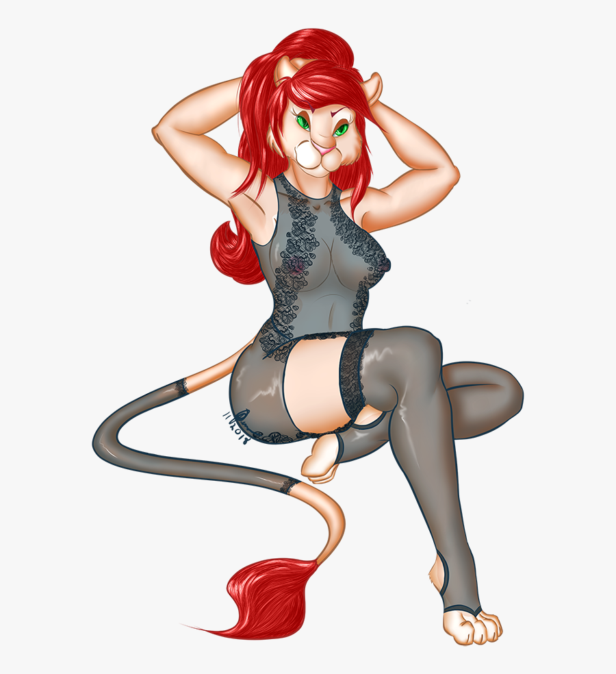[cm] Leona Pin Up - Cartoon, Transparent Clipart