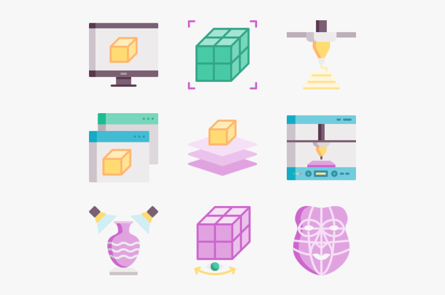 3d Printing, Transparent Clipart