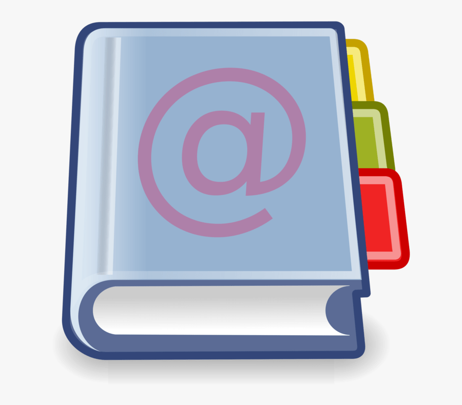 Thumb Image - Address Book, Transparent Clipart