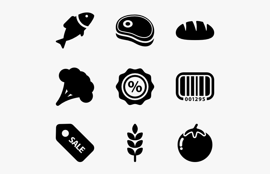 Computer Icons Grocery Store Clip Art - Groceries Icons Png, Transparent Clipart