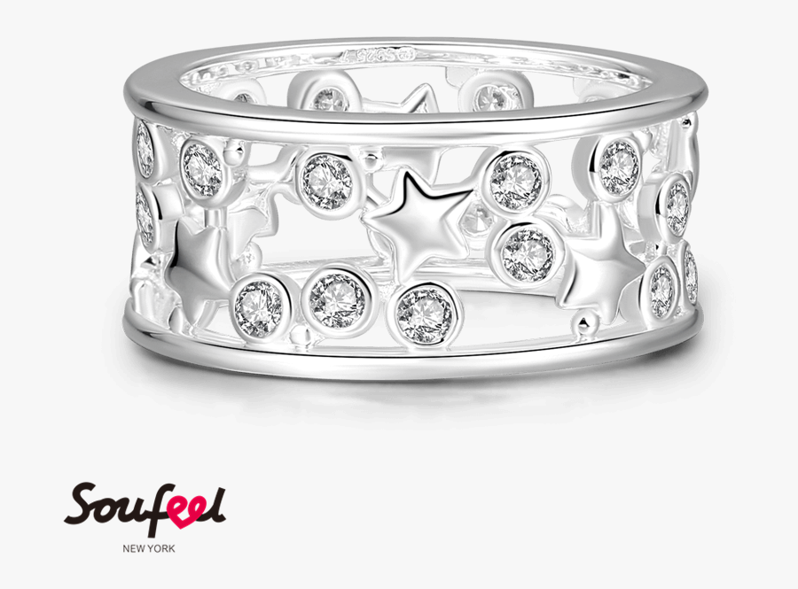 Clip Art Black Ring In Sky - Engagement Ring, Transparent Clipart