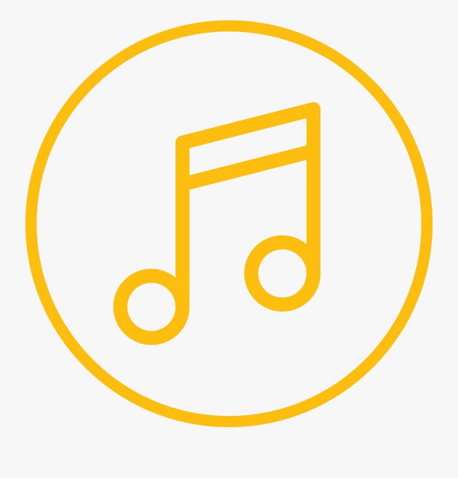 Outline Music, Transparent Clipart