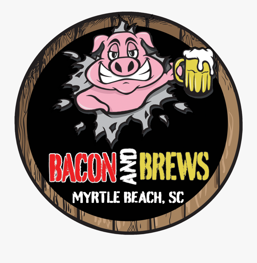 Myrtle Beach Bacon & Brews Fest - Cartoon, Transparent Clipart