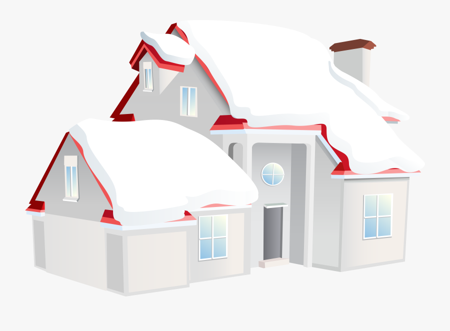 House Winter Png Clip Art Image - Portable Network Graphics, Transparent Clipart