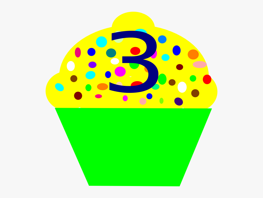 Transparent Free Number Clipart - 8 In A Cupcake, Transparent Clipart
