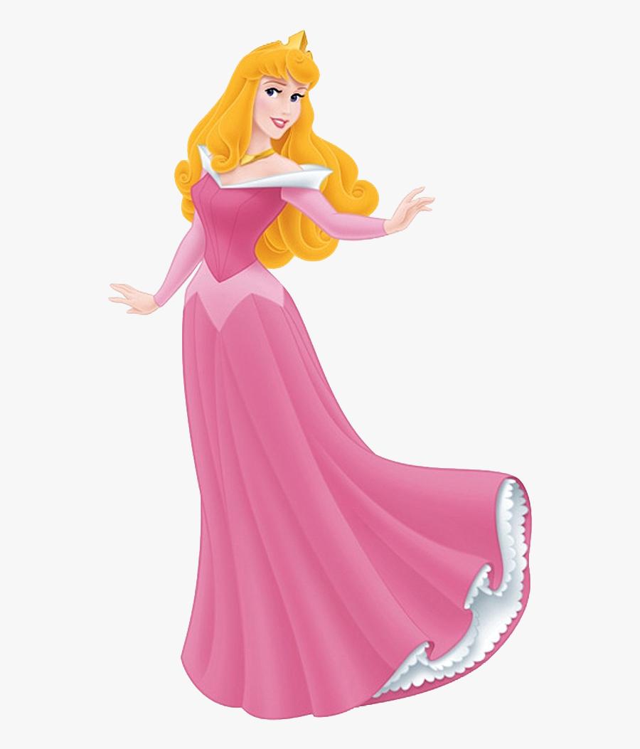 Clip Art Image Princess Disney S - Aurora Disney Princess Pink Dress , Free...