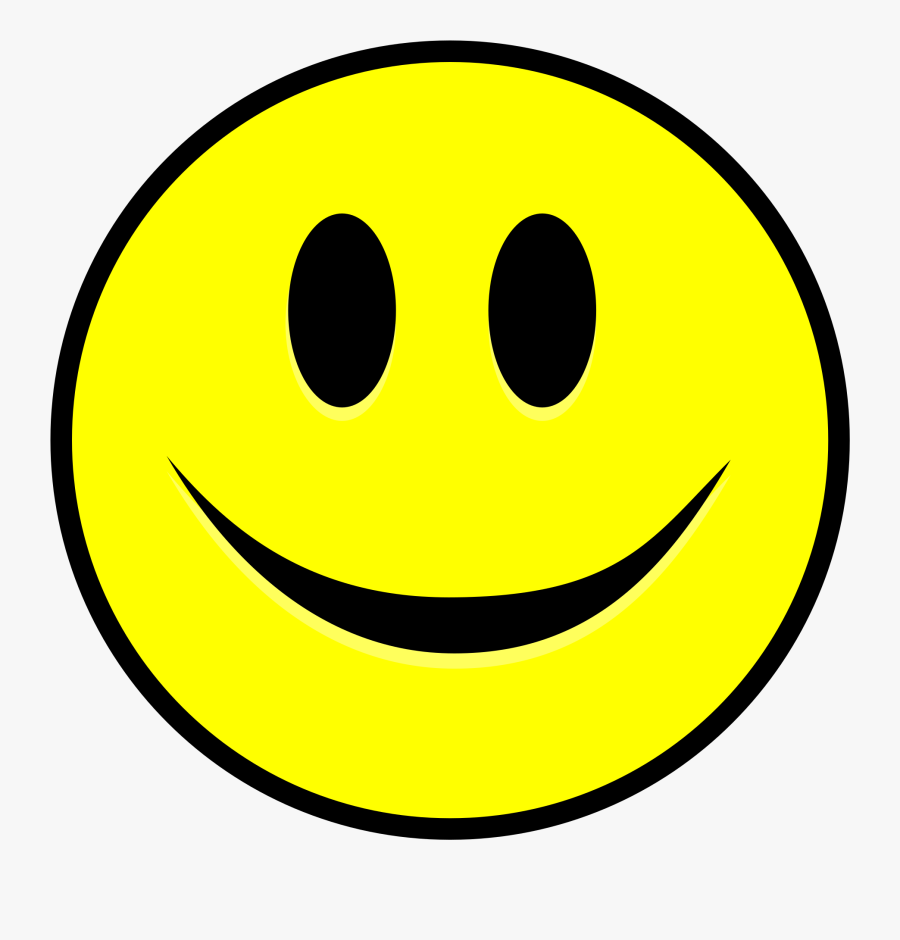 Smile Clipart Simple - Face Yellow, Transparent Clipart