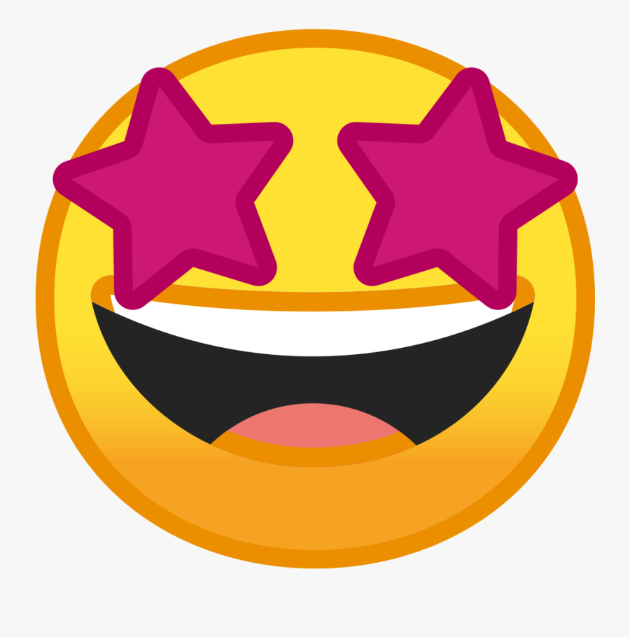 Emoji Star Png Database Of Emoji Emoji Clip Art Stop - Star Eyes Emoji Png, Transparent Clipart