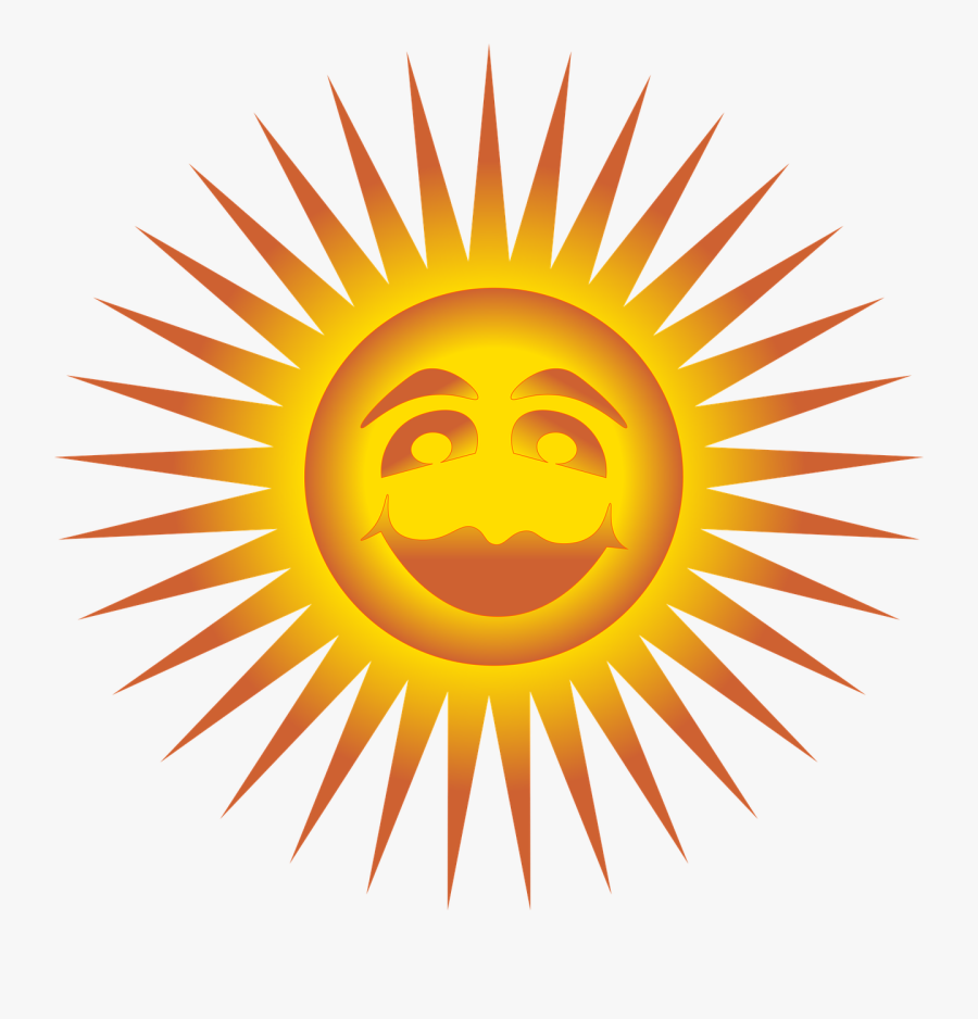 Sun Happy Face Smile Smiley Free Photo - Statue Of Liberty, Transparent Clipart