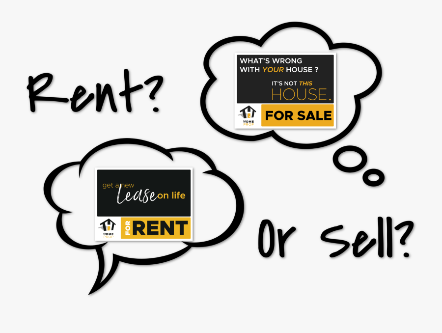 Rent Or Sell How Do You Decide, Transparent Clipart