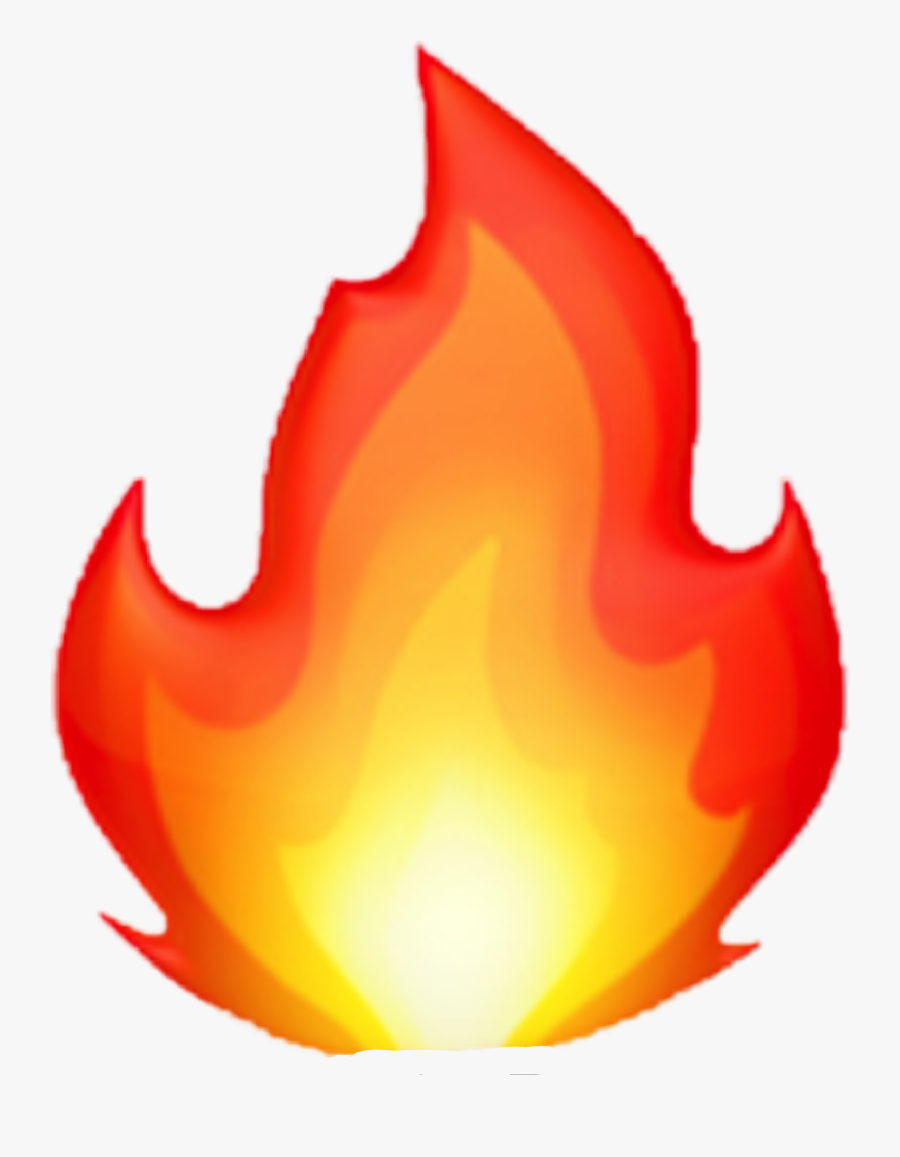 Flame Clipart Emoji - Iphone Fire Emoji Png, Transparent Clipart