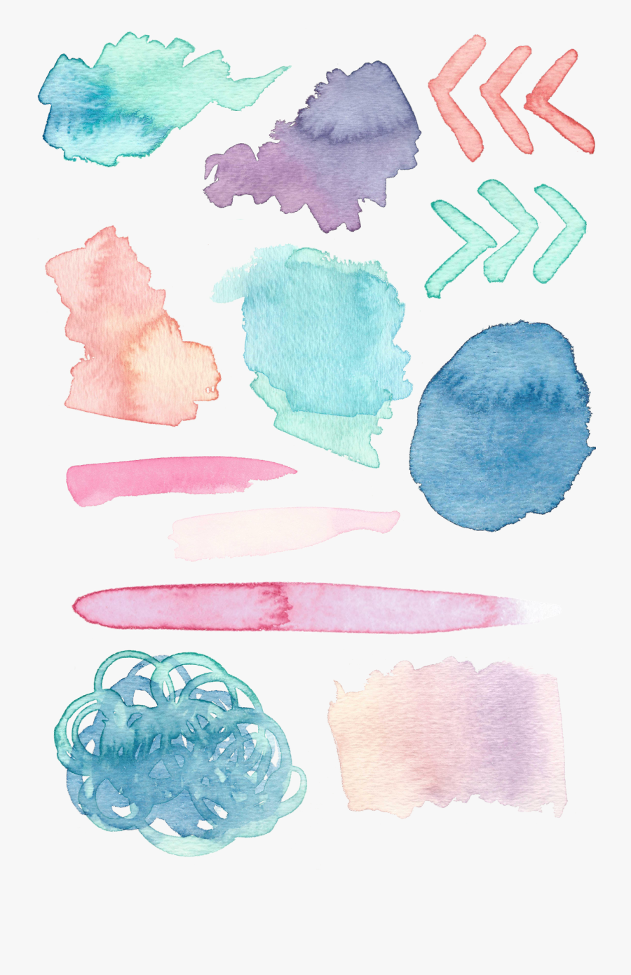 Transparent Watercolor Splotch Png - Watercolor Painting, Transparent Clipart