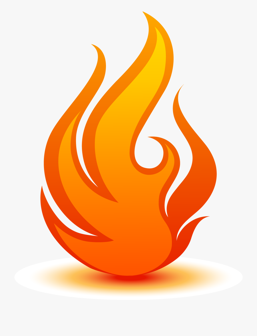 Flame Logo Fire - Illustration, Transparent Clipart