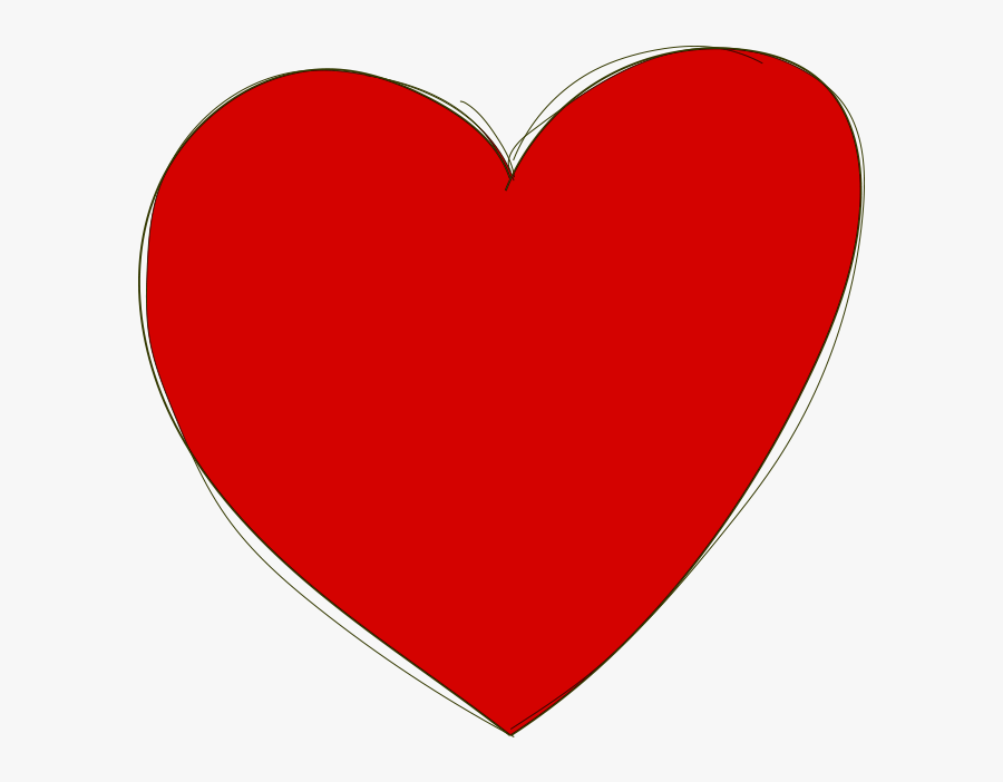 Handmade Heart Png & Sketched Heart Png Transparent - Heart, Transparent Clipart