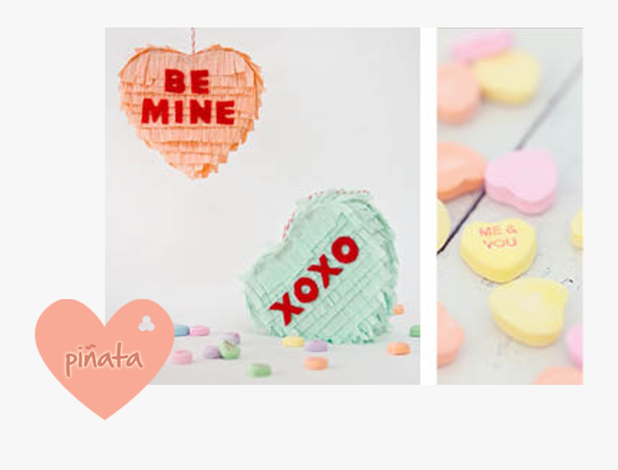 Transparent Sweethearts Candy Clipart - Heart, Transparent Clipart