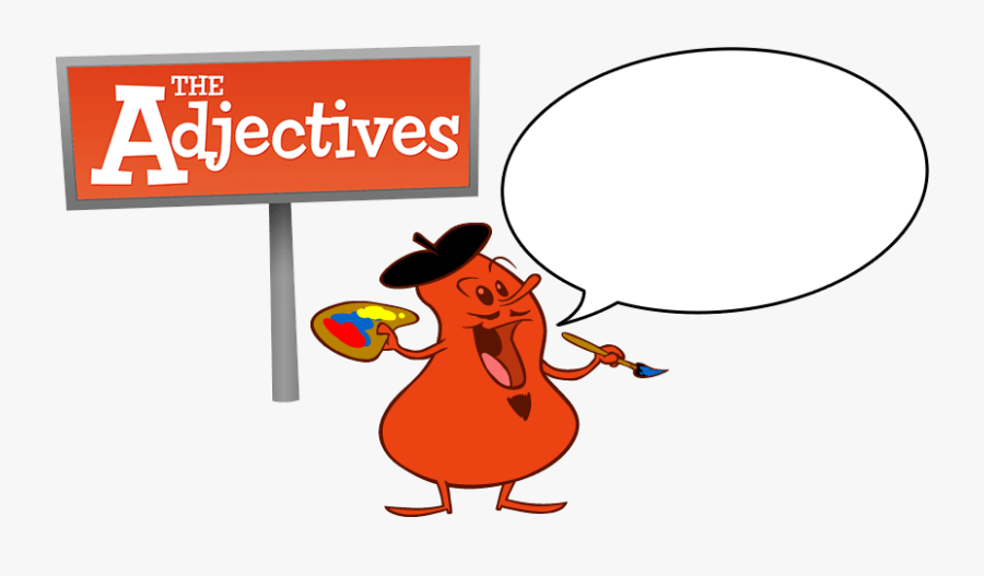 Kind Words Clip Art - Adjectives Transparent, Transparent Clipart