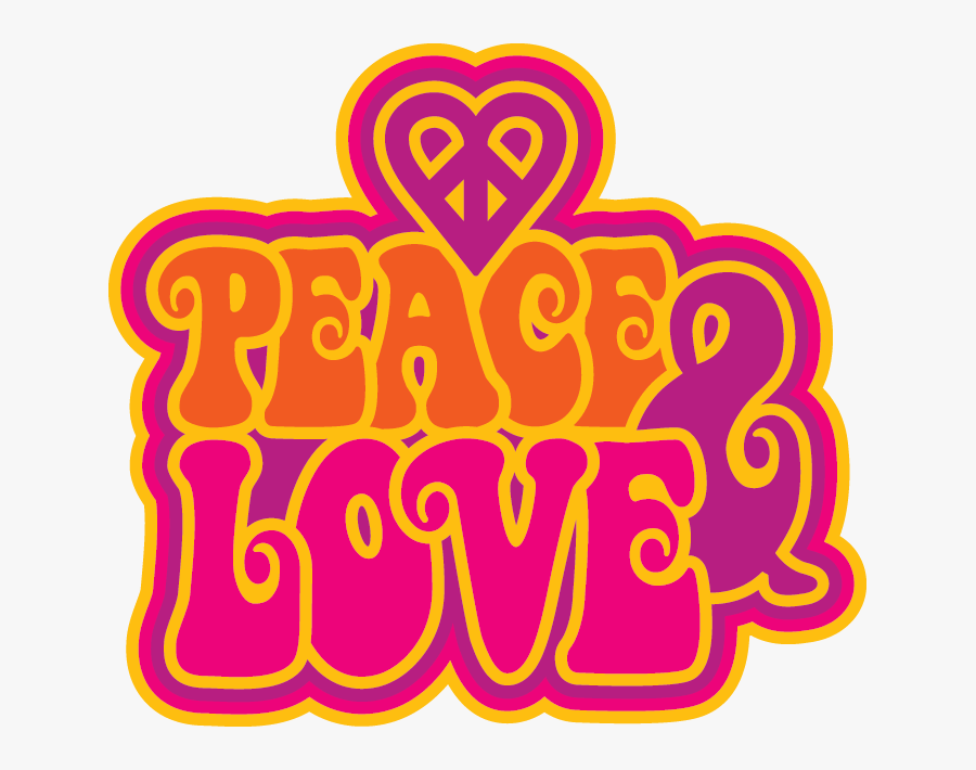 S Slang - Peace And Love 60s Png , Free Transparent Clipart - ClipartKey.