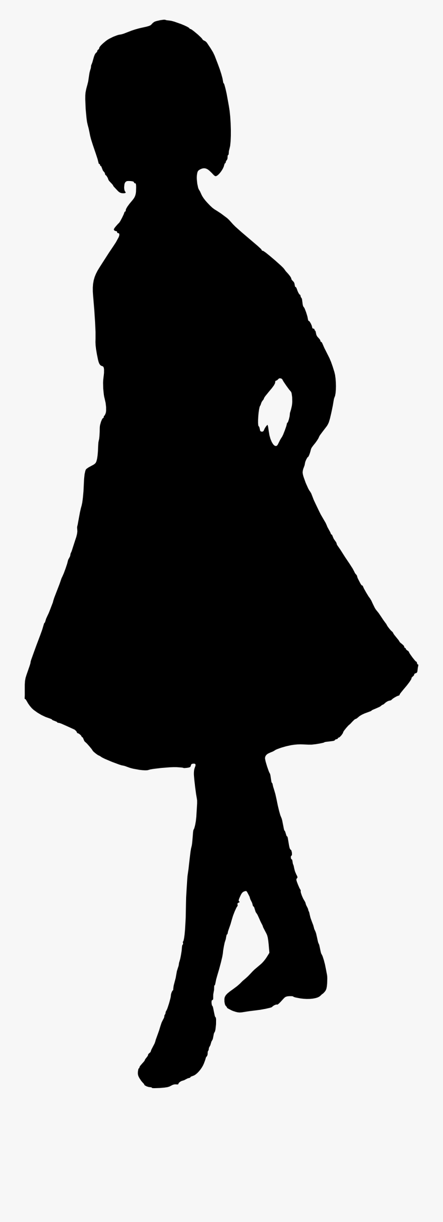 Girl Silhouette Images - Silhouette Drawing Of A Girl Transparent, Transparent Clipart