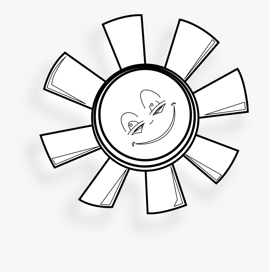 Photos Of Sun Black And White Clip Art - Clip Art, Transparent Clipart