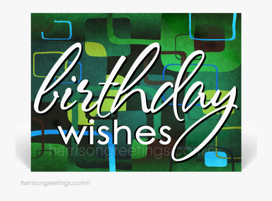 Modern Happy Birthday Client Postcards - Poster, Transparent Clipart