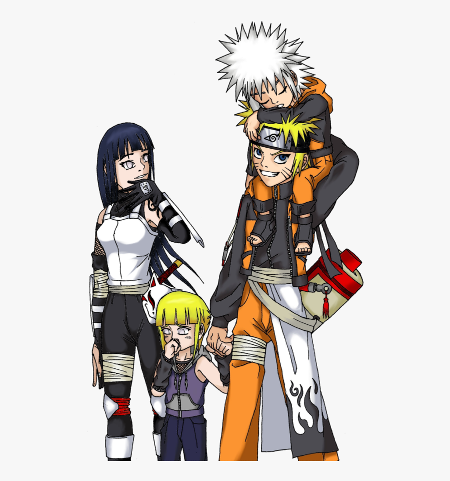 In A Perfect World, Naruto & Hinata"s Children Will - Naruto Y Hinata, Transparent Clipart