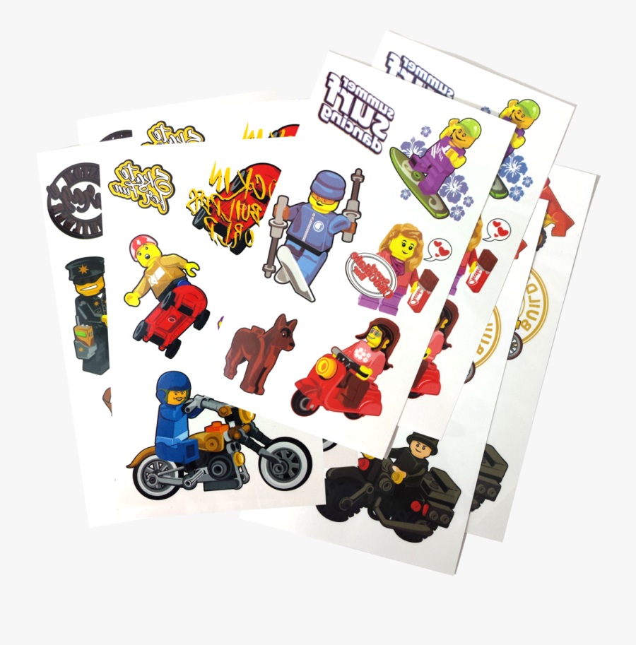 Hover To Zoom - Lego Tattoos Temporary, Transparent Clipart
