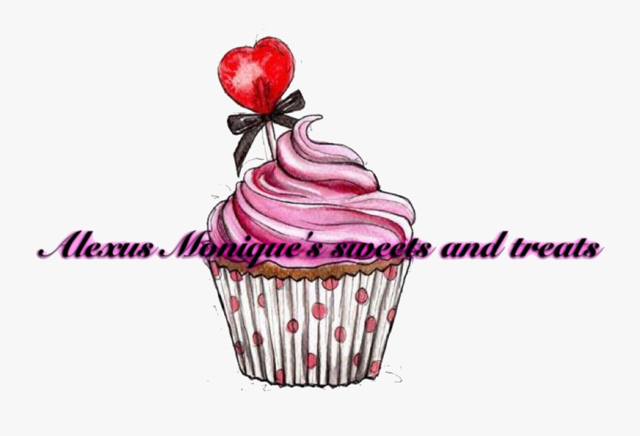 Transparent Bundt Cake Clipart - Easy Drawings Of Cupcakes, Transparent Clipart
