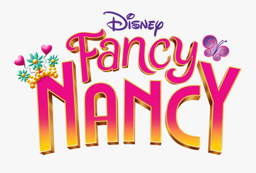 Disney Junior Fancy Nancy Logo, Transparent Clipart