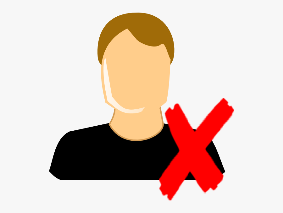 Delete User Icon Clip Art Vector Online Royalty Free - Delete User Icon Png, Transparent Clipart