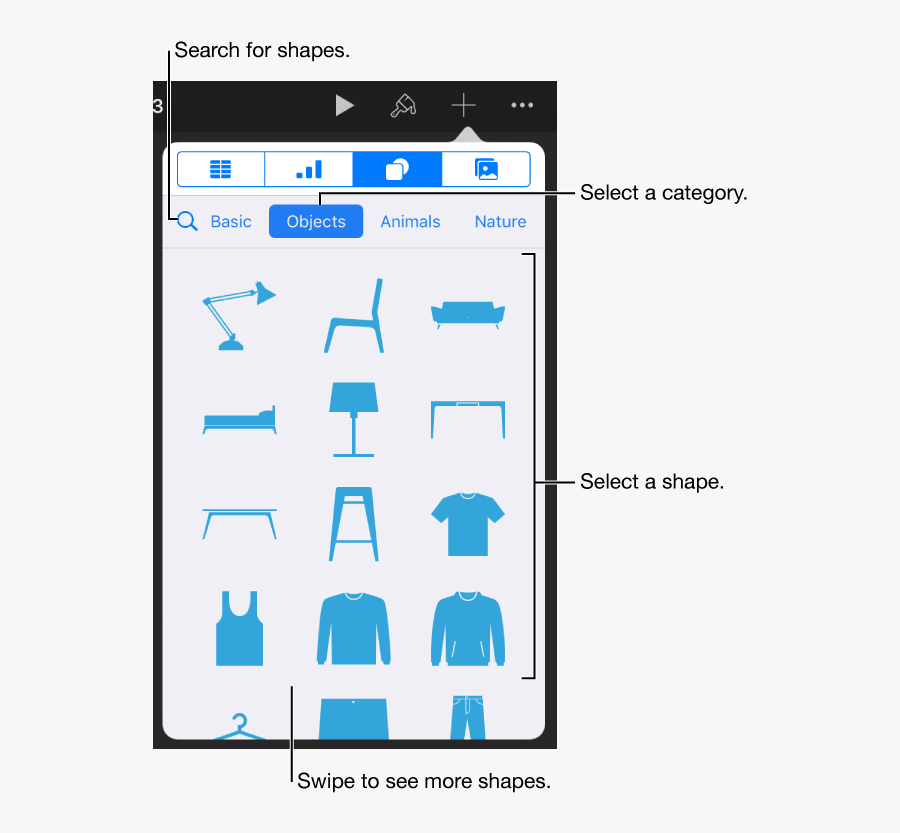 Clipart Keynote Ipad - Cual Es La Parte Superior De Una Figura, Transparent Clipart