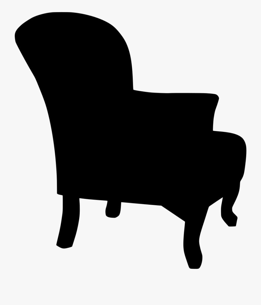 Furniture Silhouette Png -download Png - Armchair Silhouette Png, Transparent Clipart