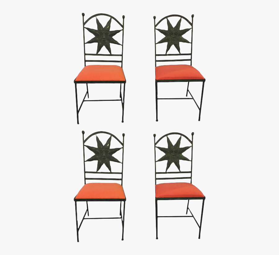 High End Regency Metal - Chair, Transparent Clipart