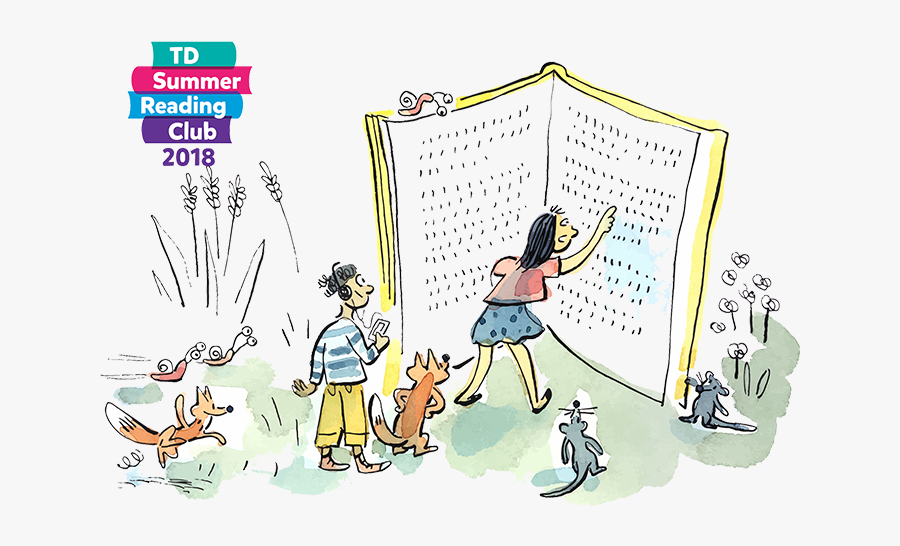Td Summer Reading Club 2018, Transparent Clipart