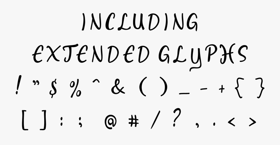 Calligraphy, Transparent Clipart