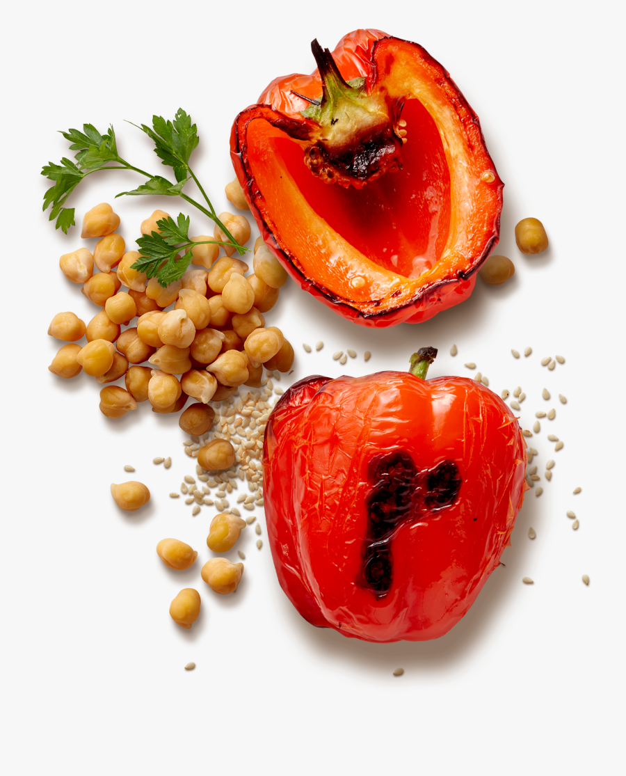 Roasted Red Pepper Hummus Fresh Hummus Salsa Guacamole - Roasted Red Pepper Png, Transparent Clipart