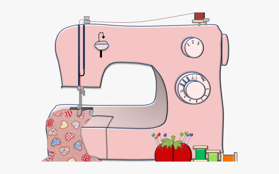 Pink Clipart Sewing Machine - Clipart Transparent Sewing Machine, Transparent Clipart