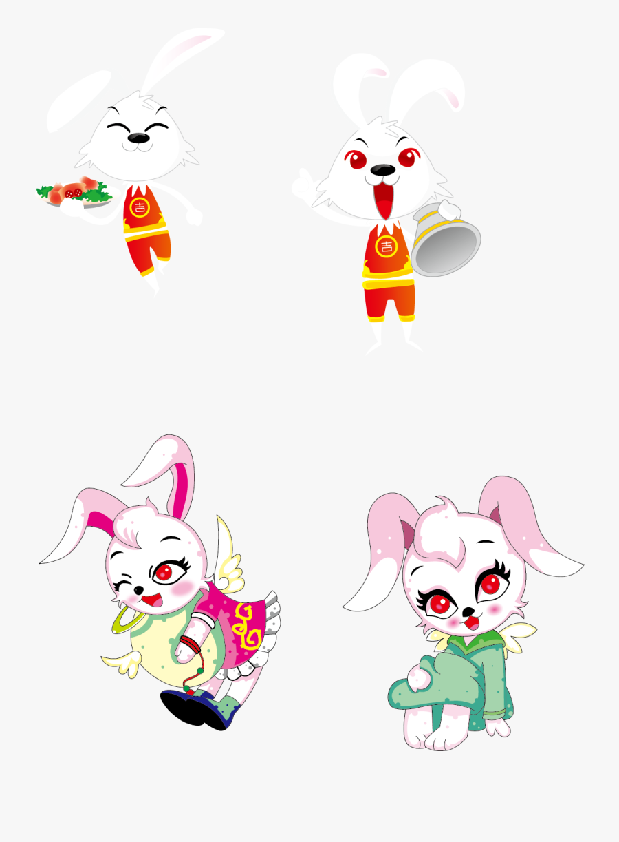 Easter Bunny Rabbit Illustration - Cartoon, Transparent Clipart