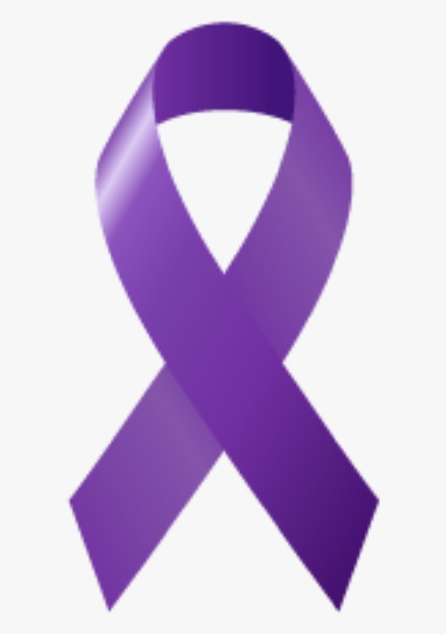 Click On The Purple Ribbon Below To Download And Print - Domestic Violence Awareness, Transparent Clipart