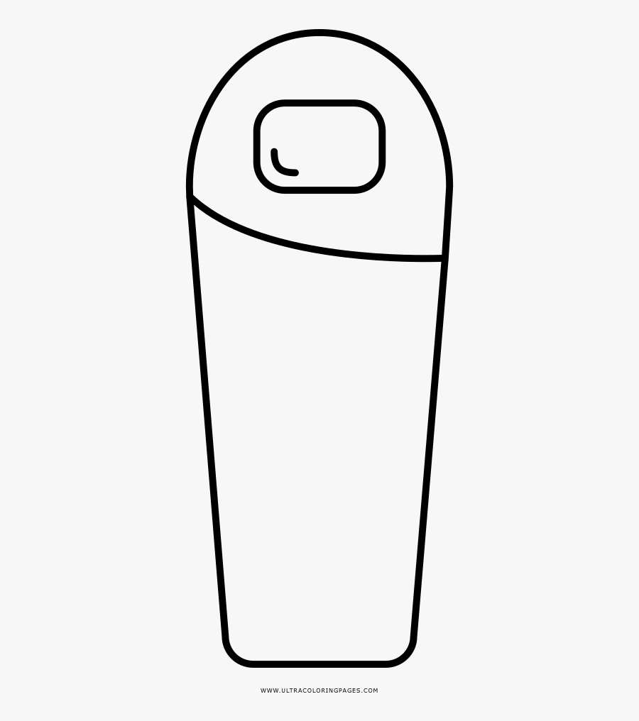Sleeping Bag Coloring Page Ultra Pages Throughout, Transparent Clipart