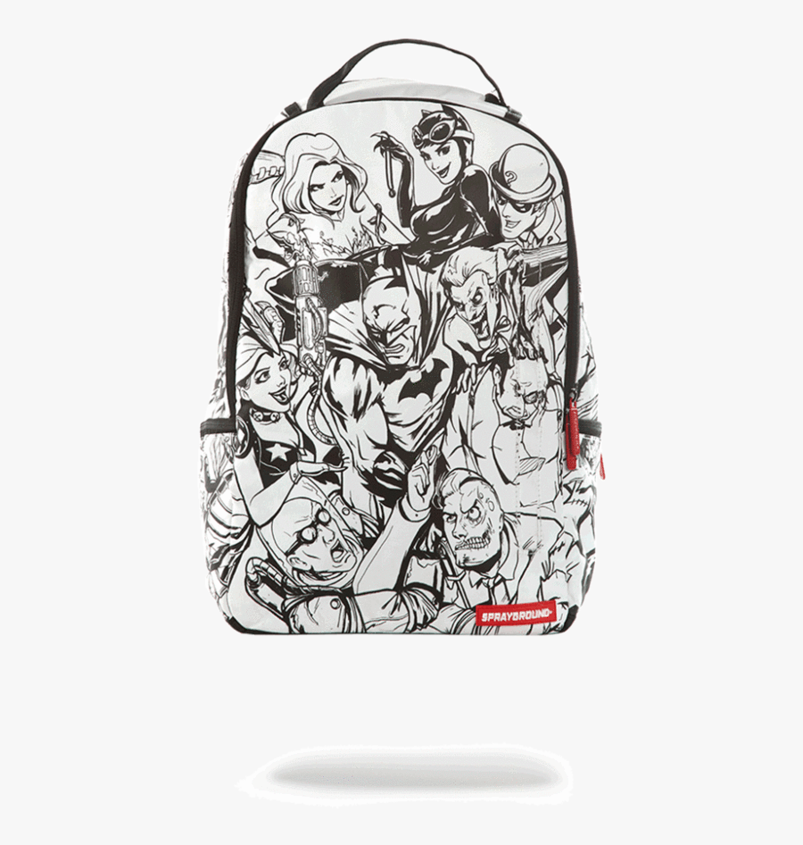 Sprayground Batman Villains Backpack , Free Transparent Clipart
