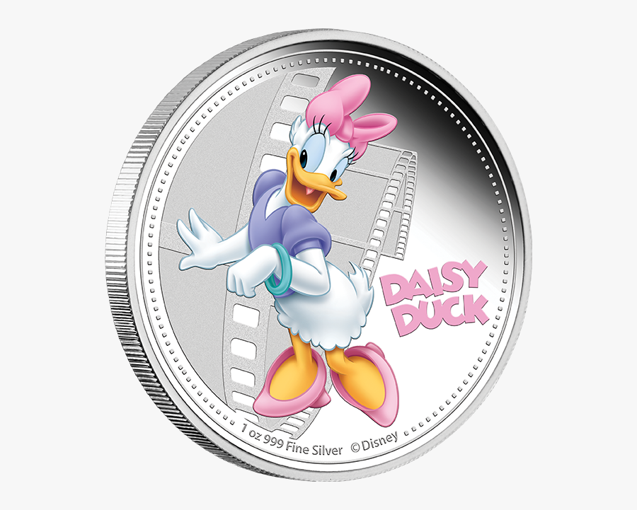 2014 1 Oz Silver Coin - Daisy Duck In The Wonderful World Of Oz, Transparent Clipart