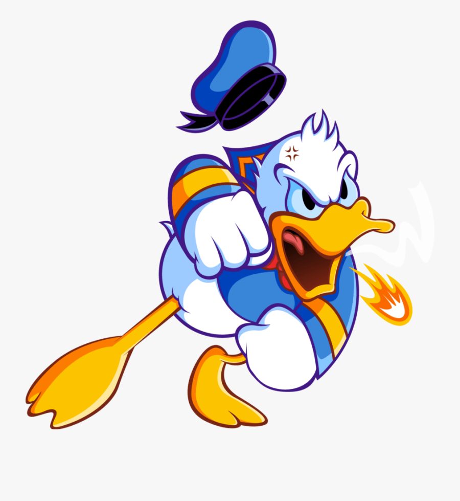 Daisy Duck Clip Art - Donald Duck Angry Png, Transparent Clipart