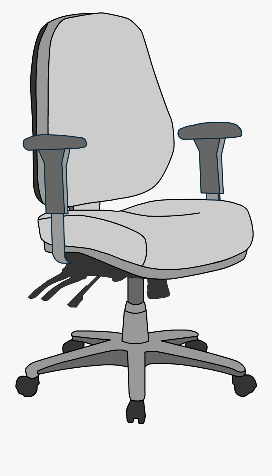 Drawing Chairs Classroom - Office Chair, Transparent Clipart