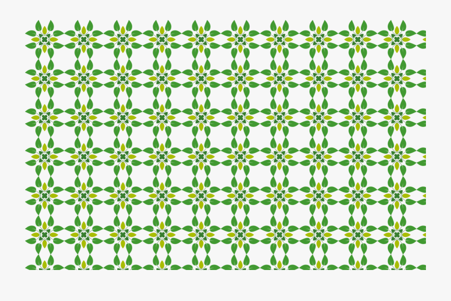 Leaf,symmetry,area - Pattern Green Png, Transparent Clipart