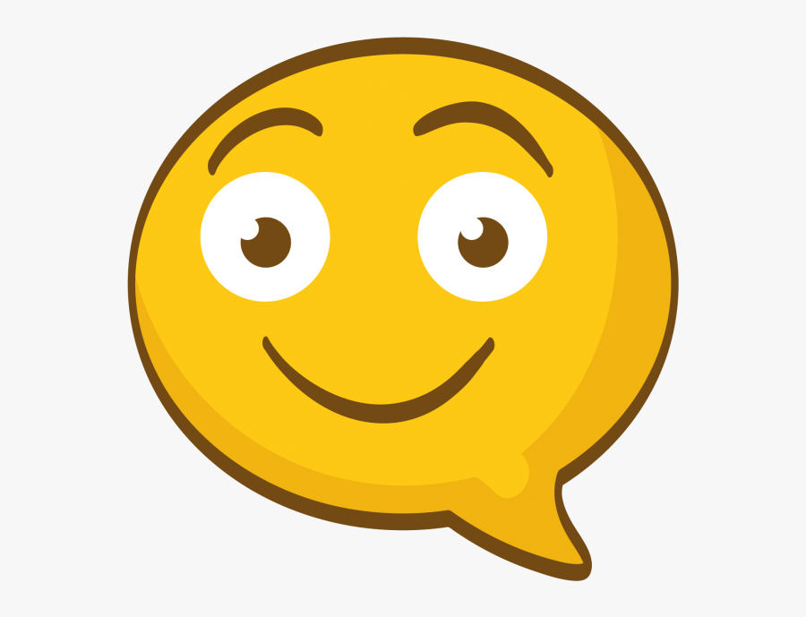 Emoji Smiley Clip Art Emoticon Drawing - Dialog Emoji Png Icon, Transparent Clipart