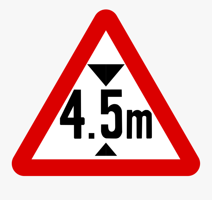 Transparent Blank Construction Sign Clipart - Left Hair Pin Bend Sign, Transparent Clipart