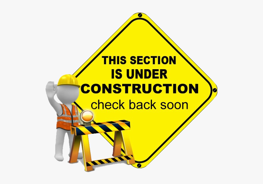 Under Construction Sign Png Free Download - Temporarily Closed For Construction, Transparent Clipart